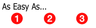 Easy as 1-2-3